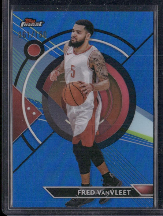2023-24 Finest #98 Fred VanVleet Blue Refractors #/150