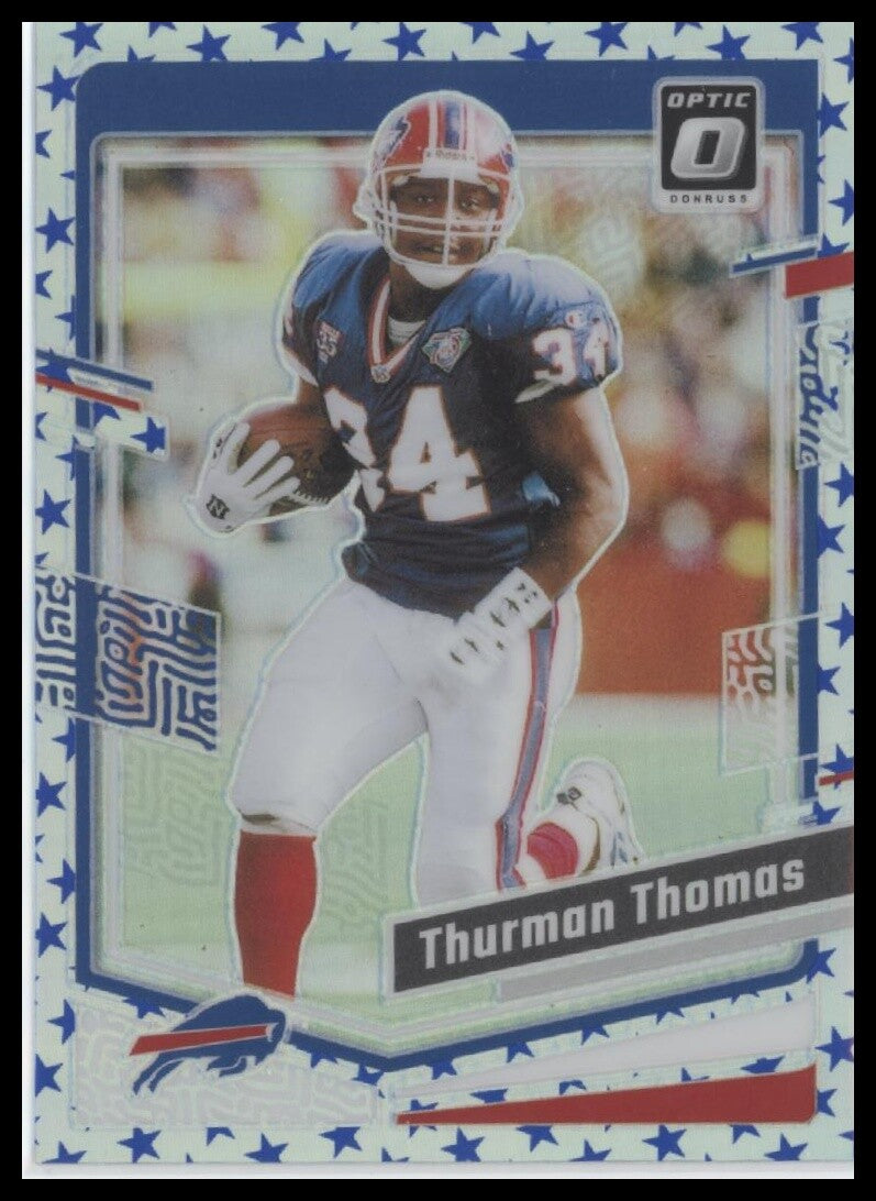 2023 Donruss Optic #24 Thurman Thomas Holo