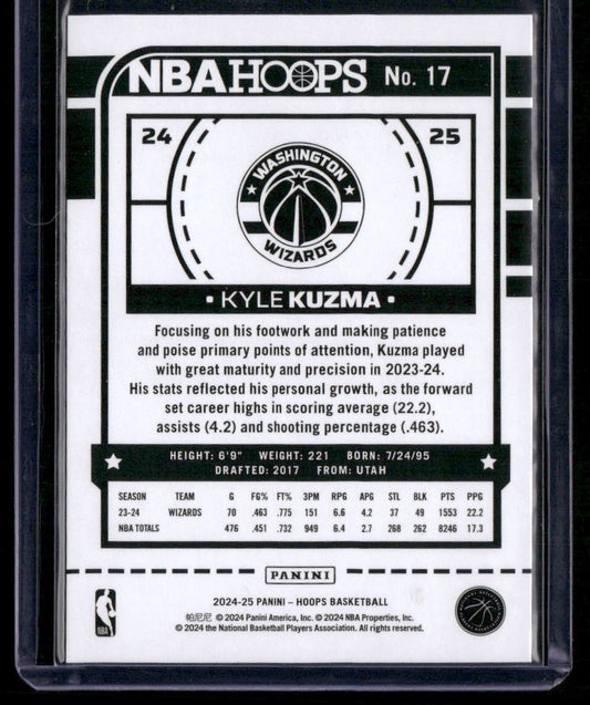 2024-25 Hoops #17 Kyle Kuzma