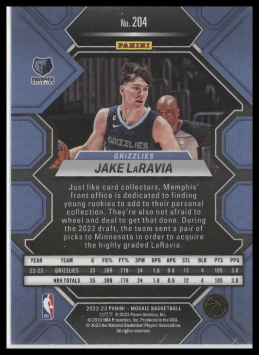 2022-23 Panini Mosaic Jake LaRavia