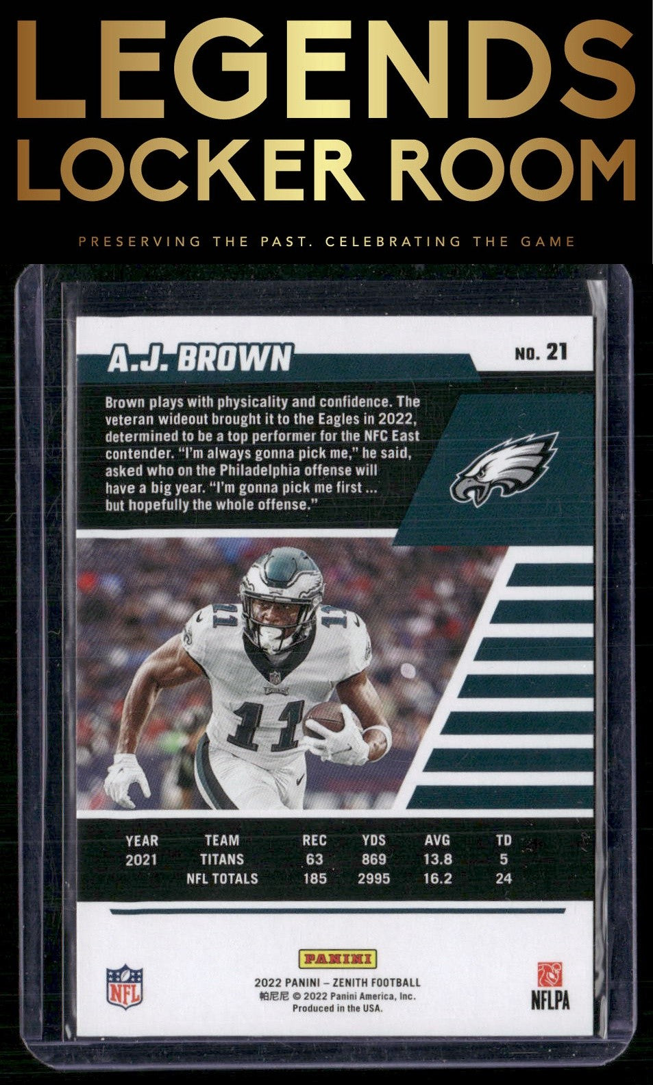 2022 Zenith #21 A.J. Brown Retail