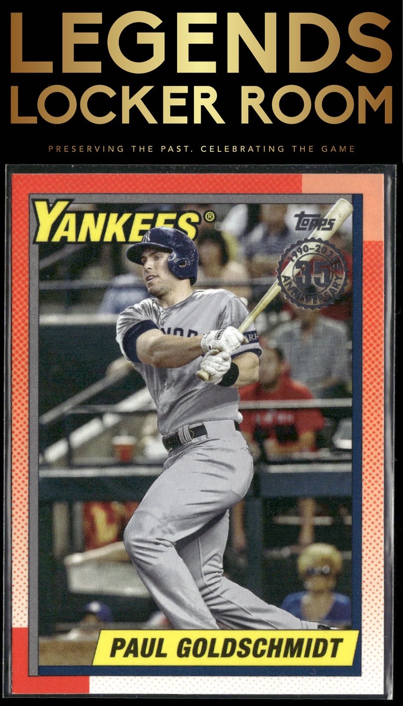 2025 Topps Paul Goldschmidt 1990 Topps Baseball 35th Anniversary