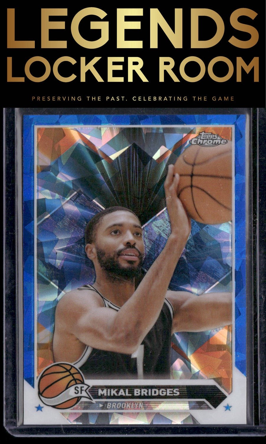 2023-24 Topps Chrome Sapphire Edition #2 Mikal Bridges