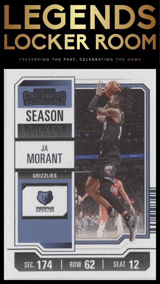 2023-24 Panini Contenders #74 Ja Morant Season Ticket Retail