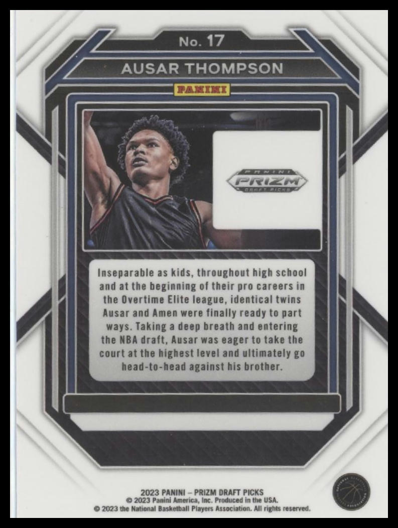 2023 Panini Prizm Draft Picks #17 Ausar Thompson