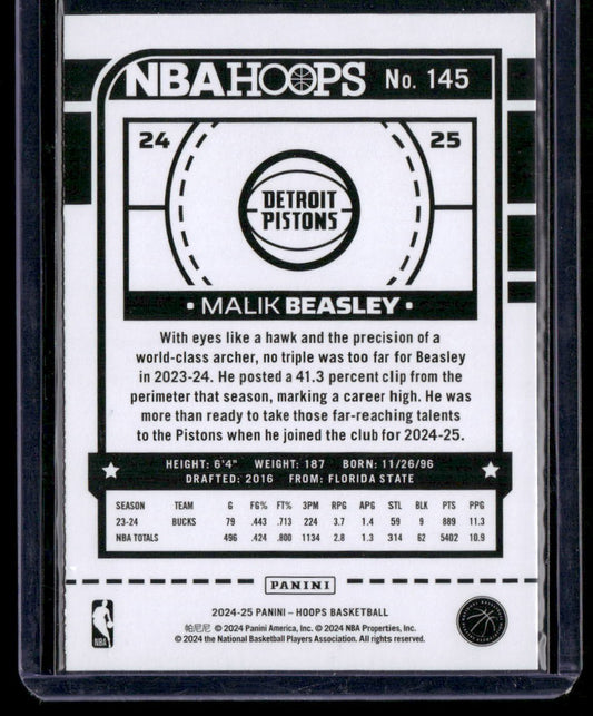 2024-25 Hoops #145 Malik Beasley