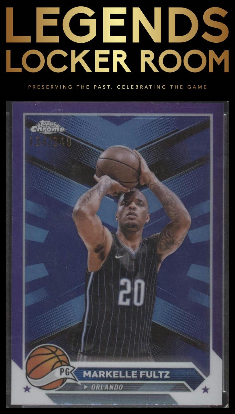 2023-24 Topps Chrome #7 Markelle Fultz Purple Refractors #/349