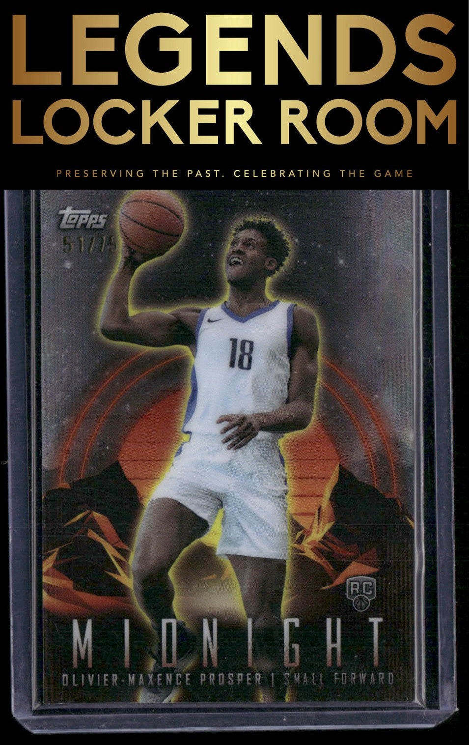 2023-24 Topps Midnight #51 Olivier-Maxence Prosper /75