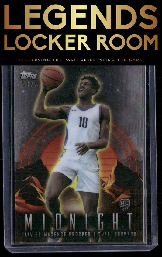 2023-24 Topps Midnight #51 Olivier-Maxence Prosper /75