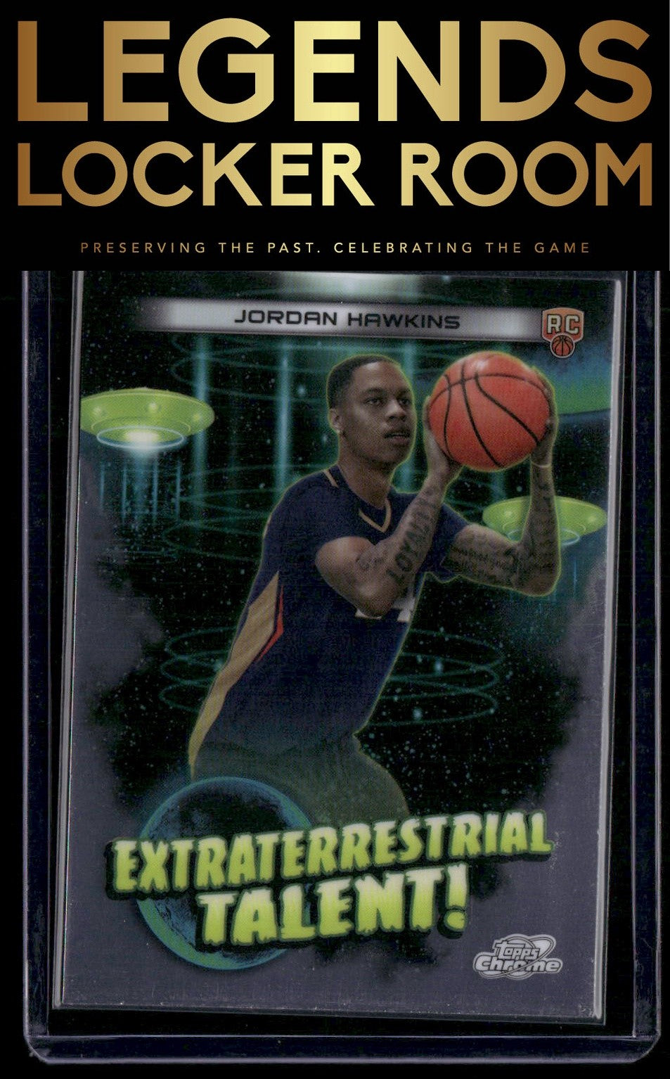 2023-24 Topps Chrome Cosmic #ET-21 Jordan Hawkins Extraterrestrial Talent