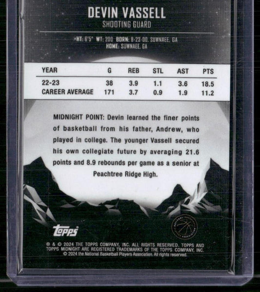 2023-24 Topps Midnight #18 Devin Vassell /75