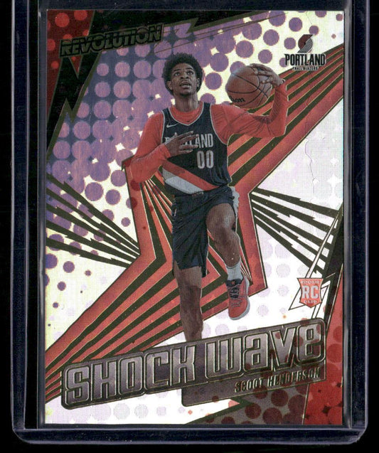 2023-24 Panini Revolution #14 Scoot Henderson Shock Wave