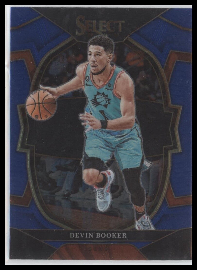 2022-23 Panini Select #38 Devin Booker Blue (Retail Base)