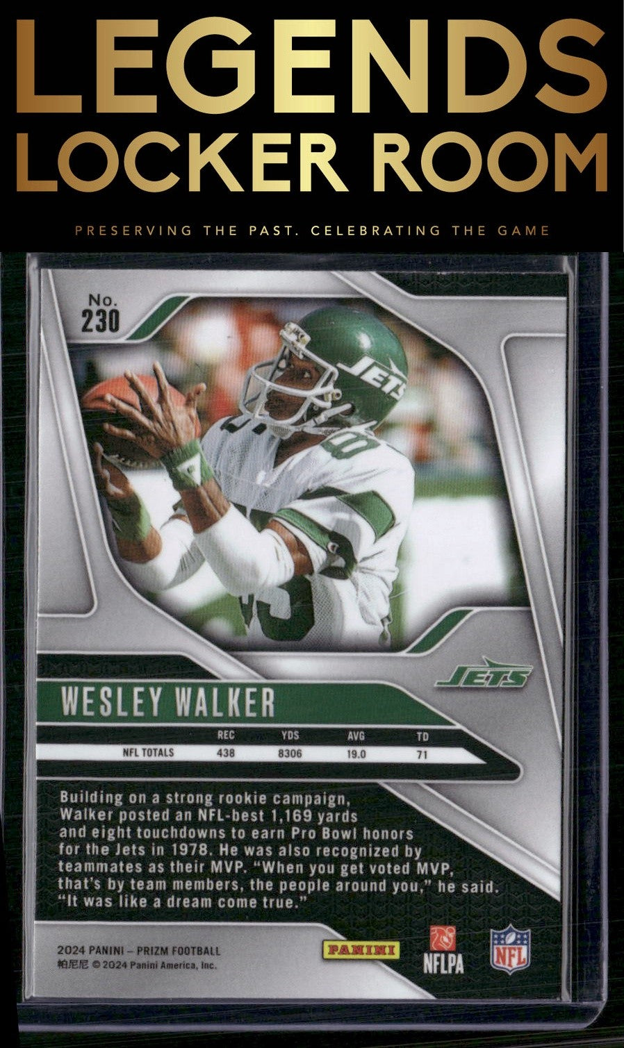 2024 Panini Prizm #230 Wesley Walker
