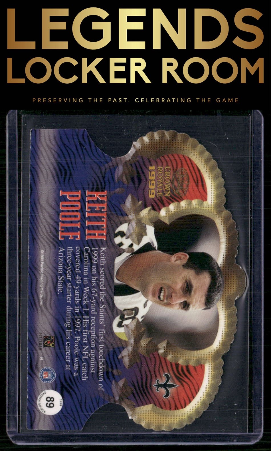 1999 Pacific Crown Royale #89 Keith Poole