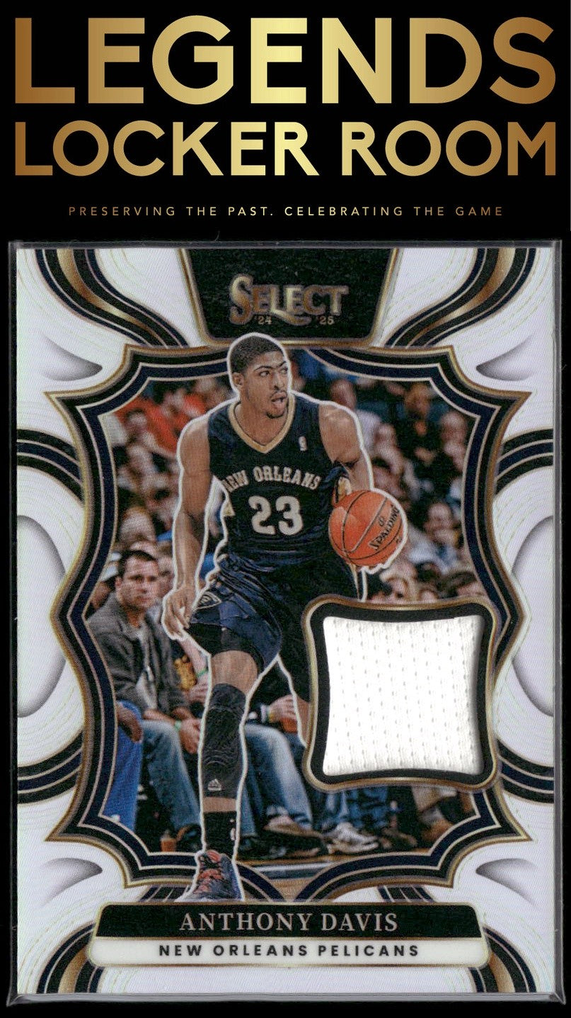 2024-25 Panini Select #TM-ADA Anthony Davis Throwback Memorabilia