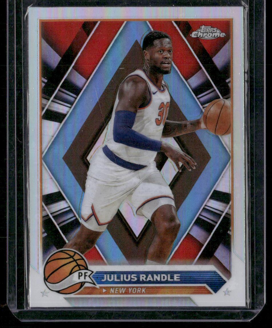 2023-24 Topps Chrome #129 Julius Randle Refractors