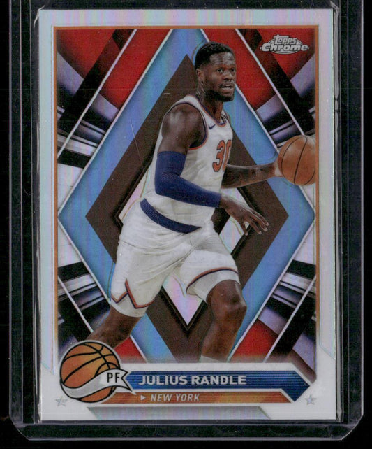 2023-24 Topps Chrome #129 Julius Randle Refractors