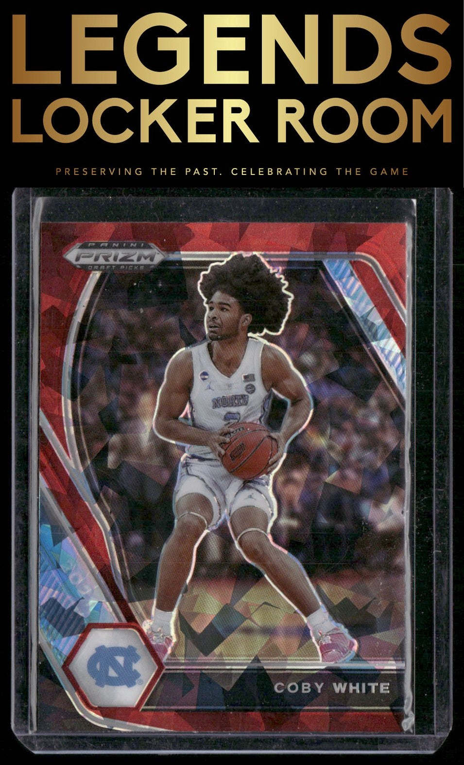 2021 Panini Prizm Draft Picks #35 Coby White Red Ice