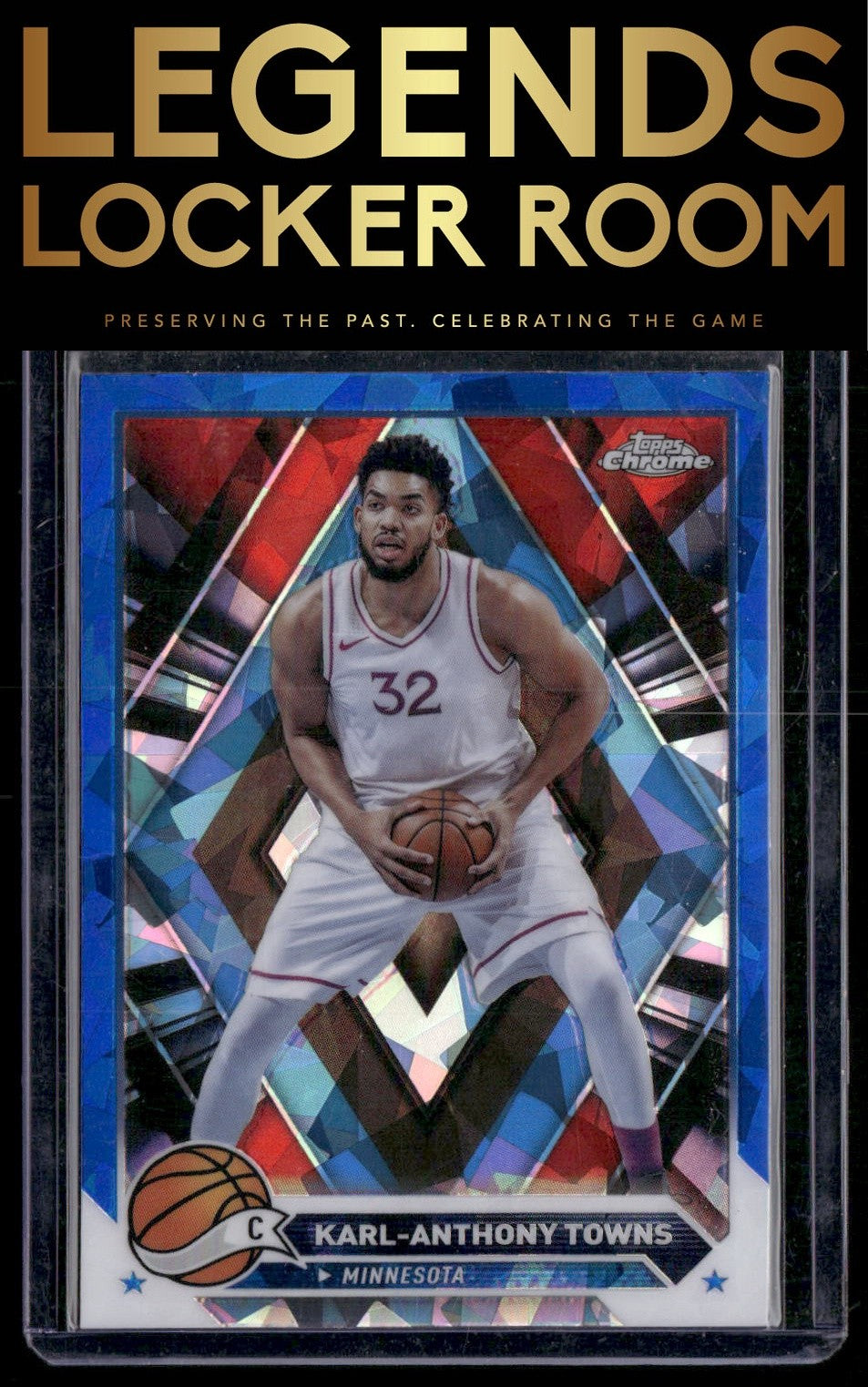 2023-24 Topps Chrome Sapphire #105 Karl-Anthony Towns