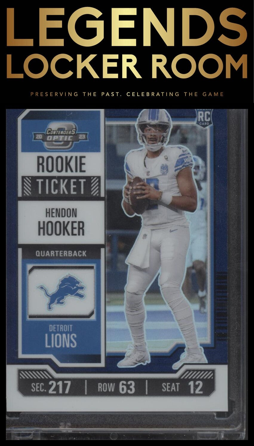 2023 Panini Contenders Optic #69 Hendon Hooker Blue #/99