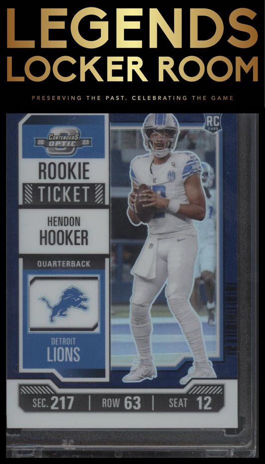 2023 Panini Contenders Optic #69 Hendon Hooker Blue #/99