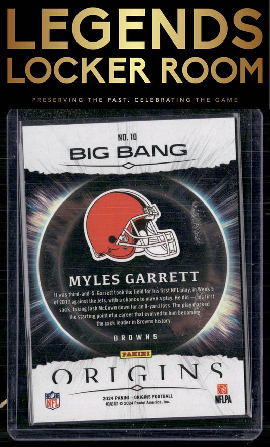 2024 Panini Origins #10 Myles Garrett Big Bang