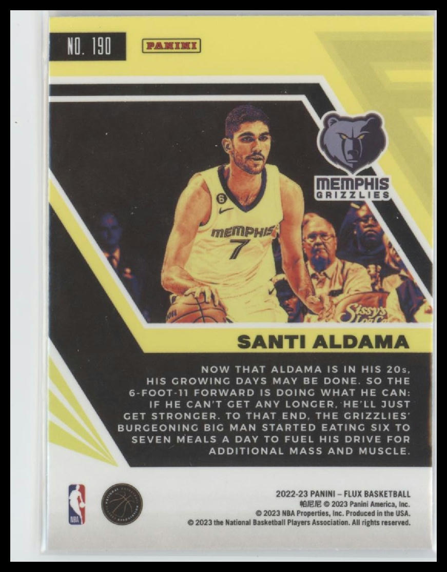 2022-23 Panini Flux #190 Santi Aldama
