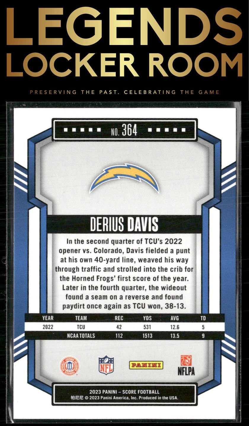 2023 Score #364 Derius Davis