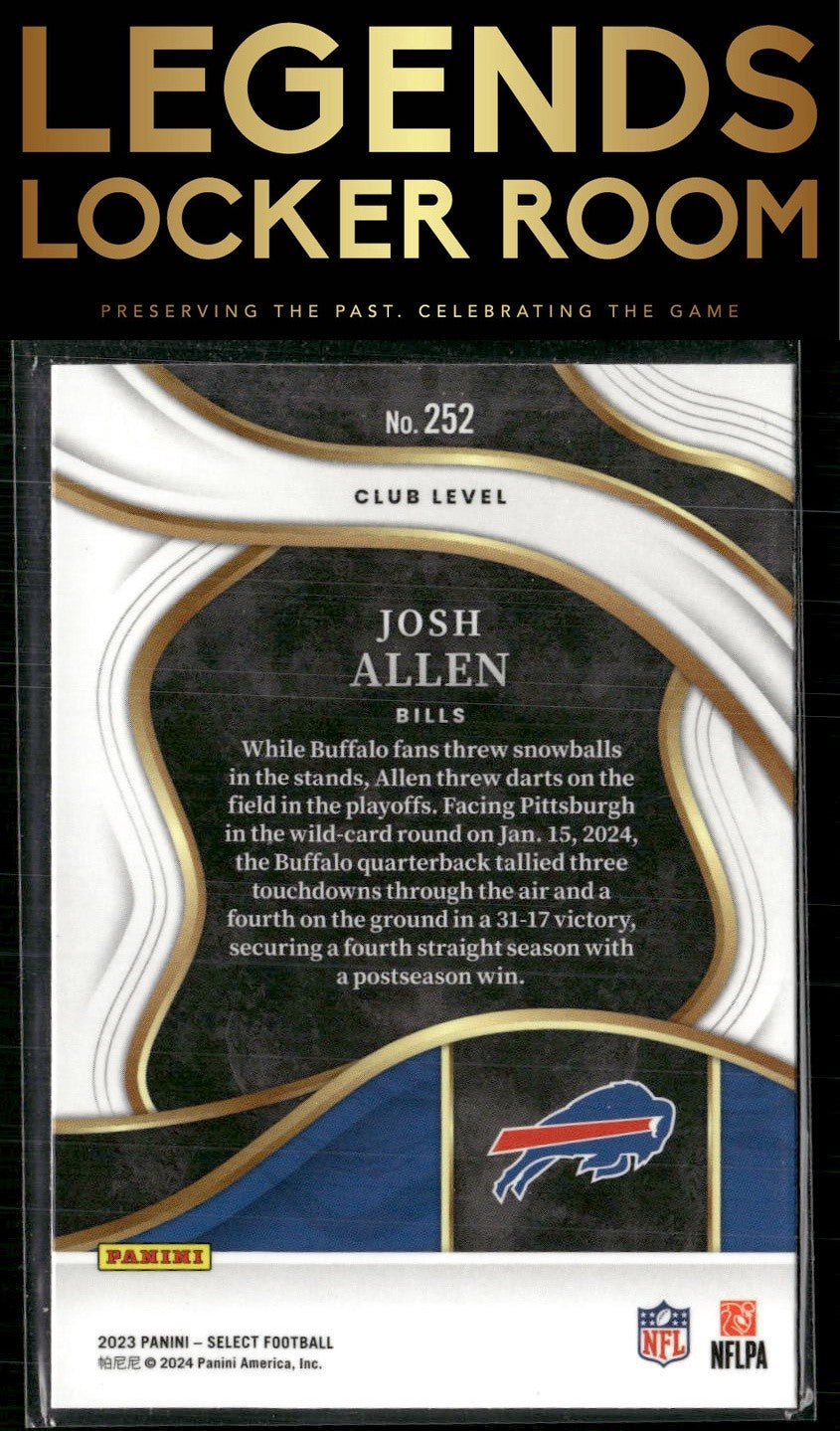 2023 Panini Select #252 Josh Allen
