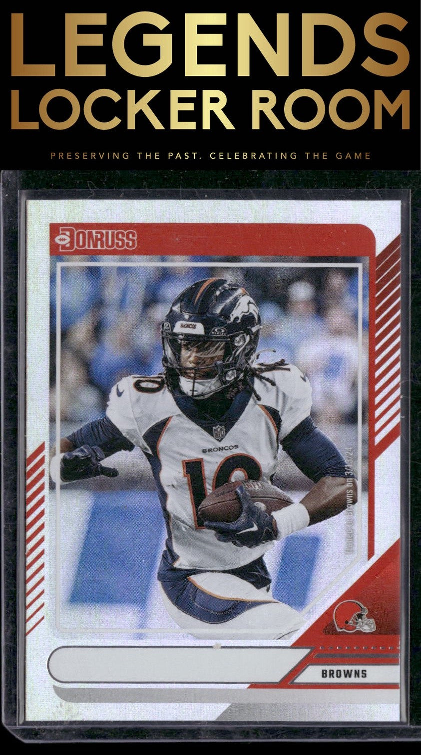 2024 Donruss #3 Jerry Jeudy No Name