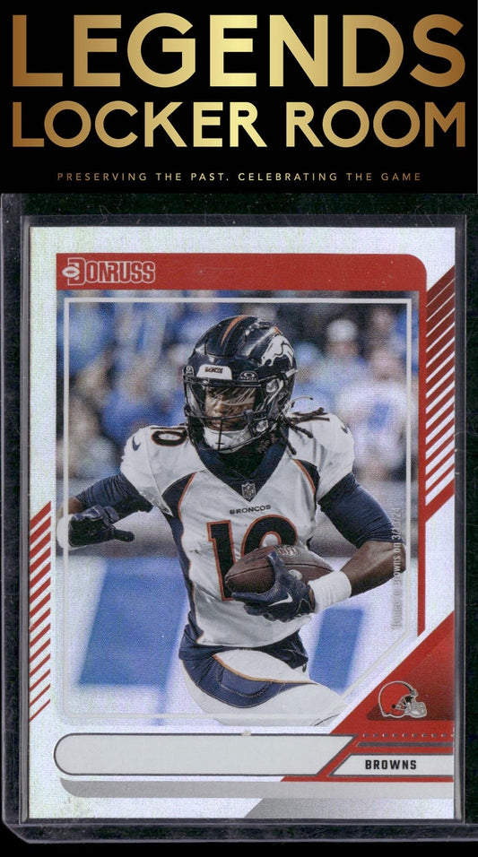 2024 Donruss #3 Jerry Jeudy No Name