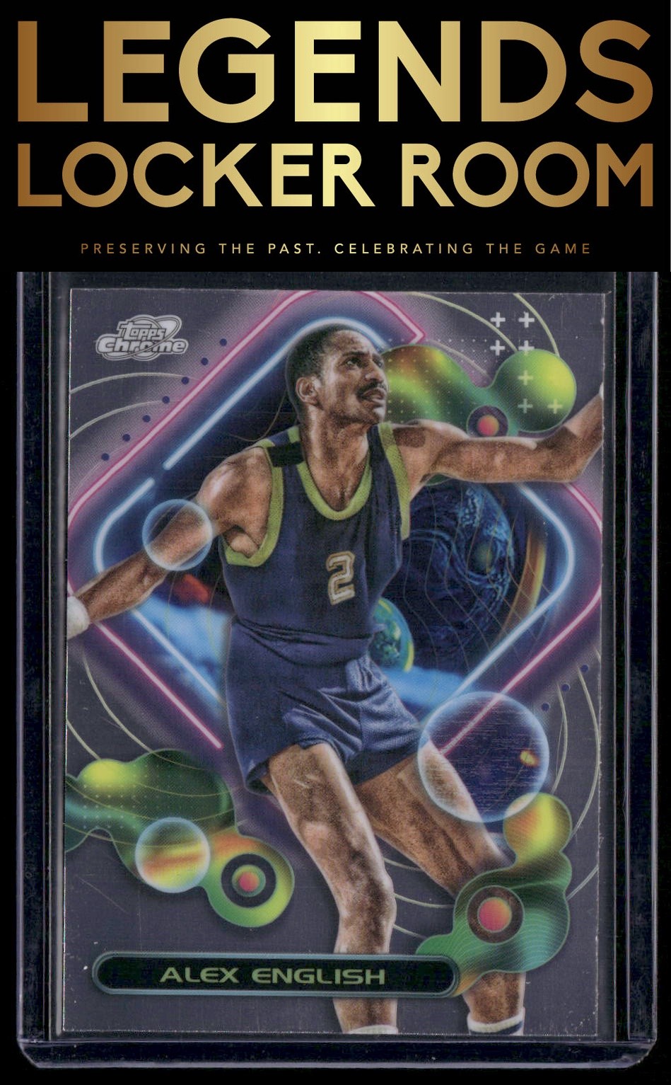 2023-24 Topps Chrome Cosmic #37 Alex English