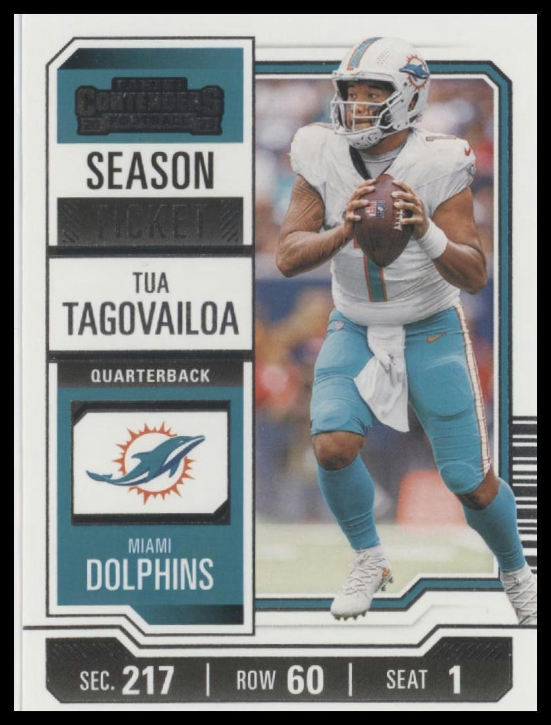 2023 Panini Contenders #64 Tua Tagovailoa Season Ticket Retail
