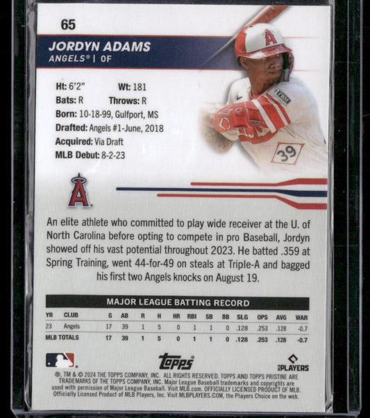 2024 Topps Pristine #65 Jordyn Adams