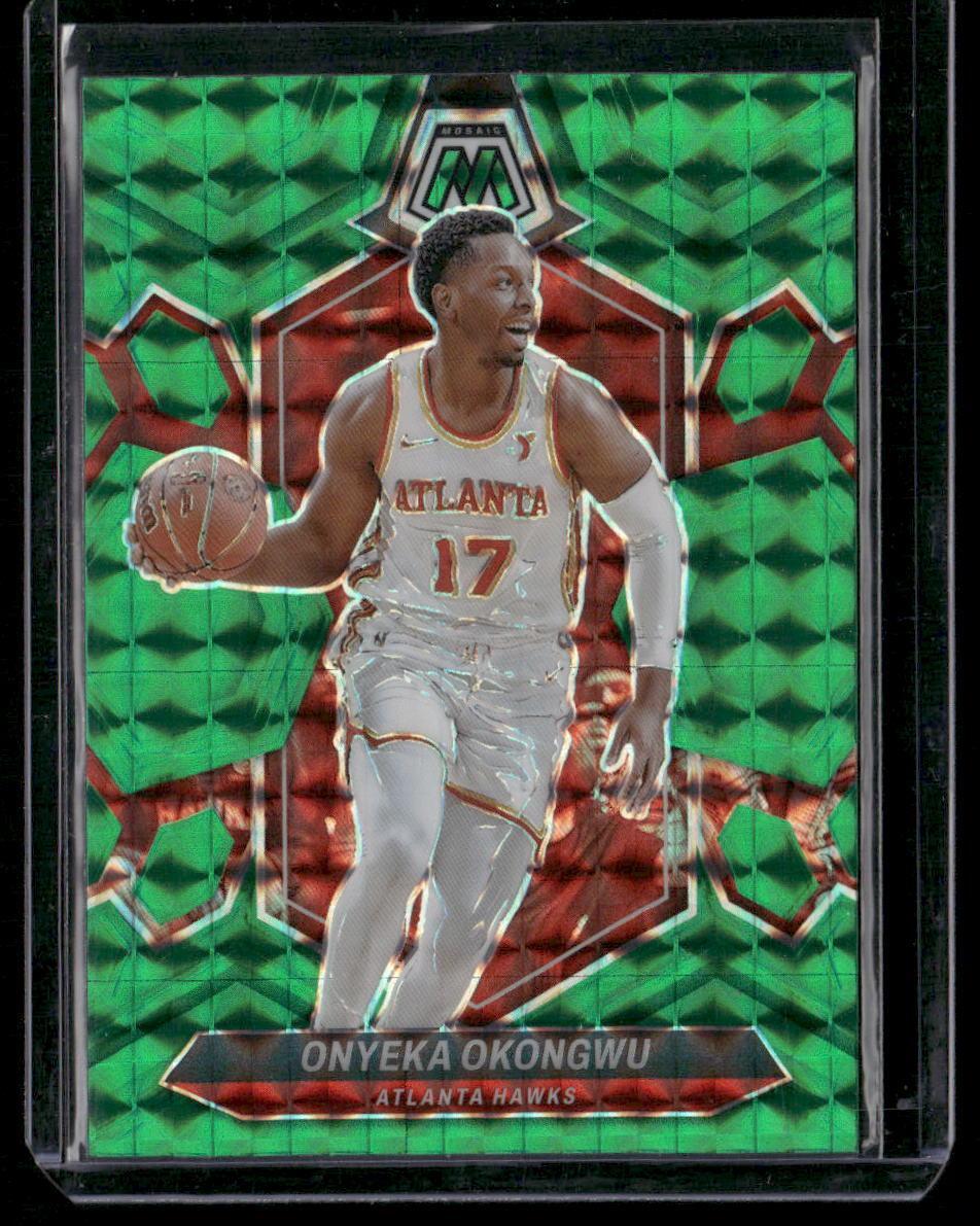 2023-24 Panini Mosaic #83 Onyeka Okongwu Green