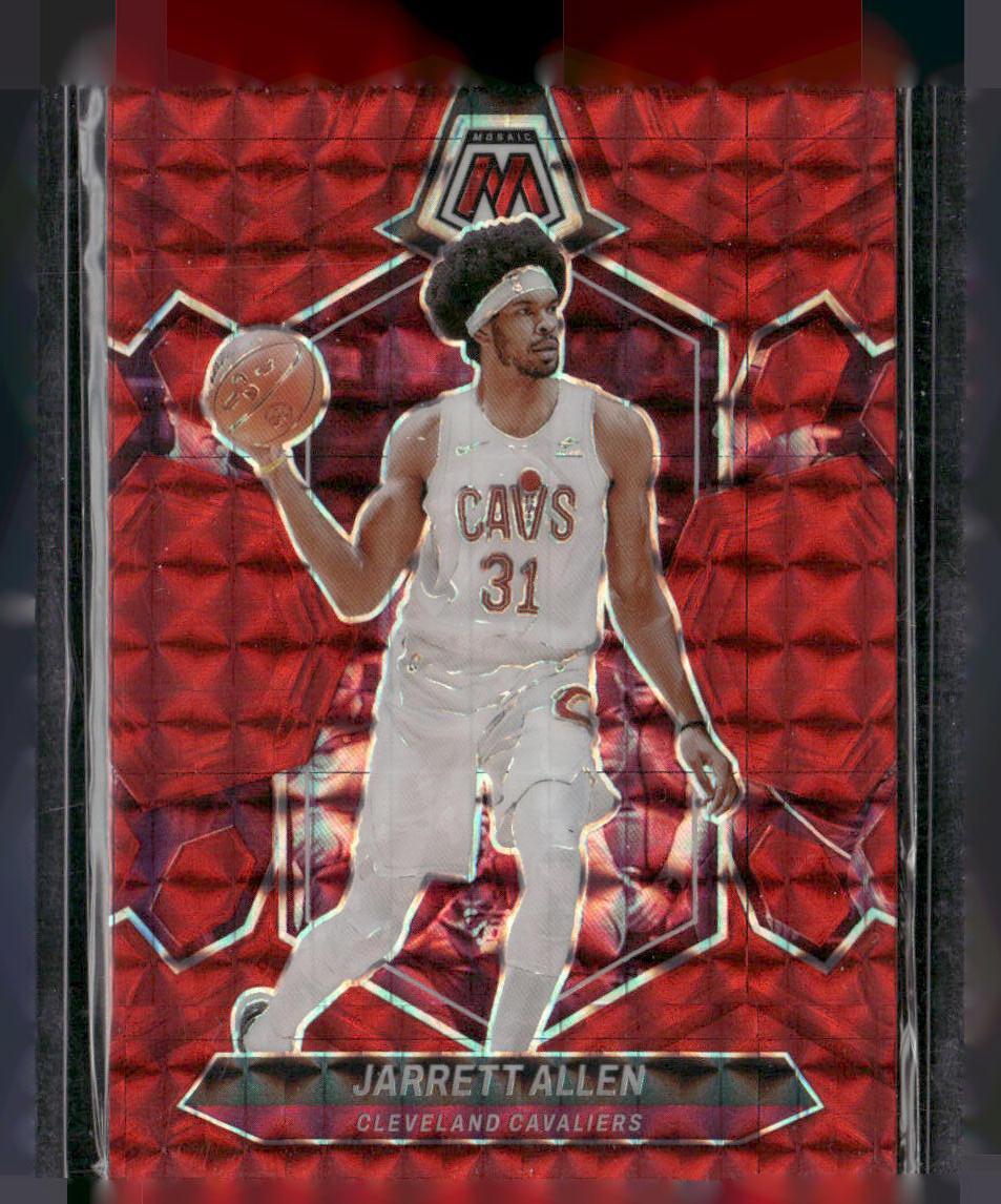 2023-24 Panini Mosaic #21 Jarrett Allen Red