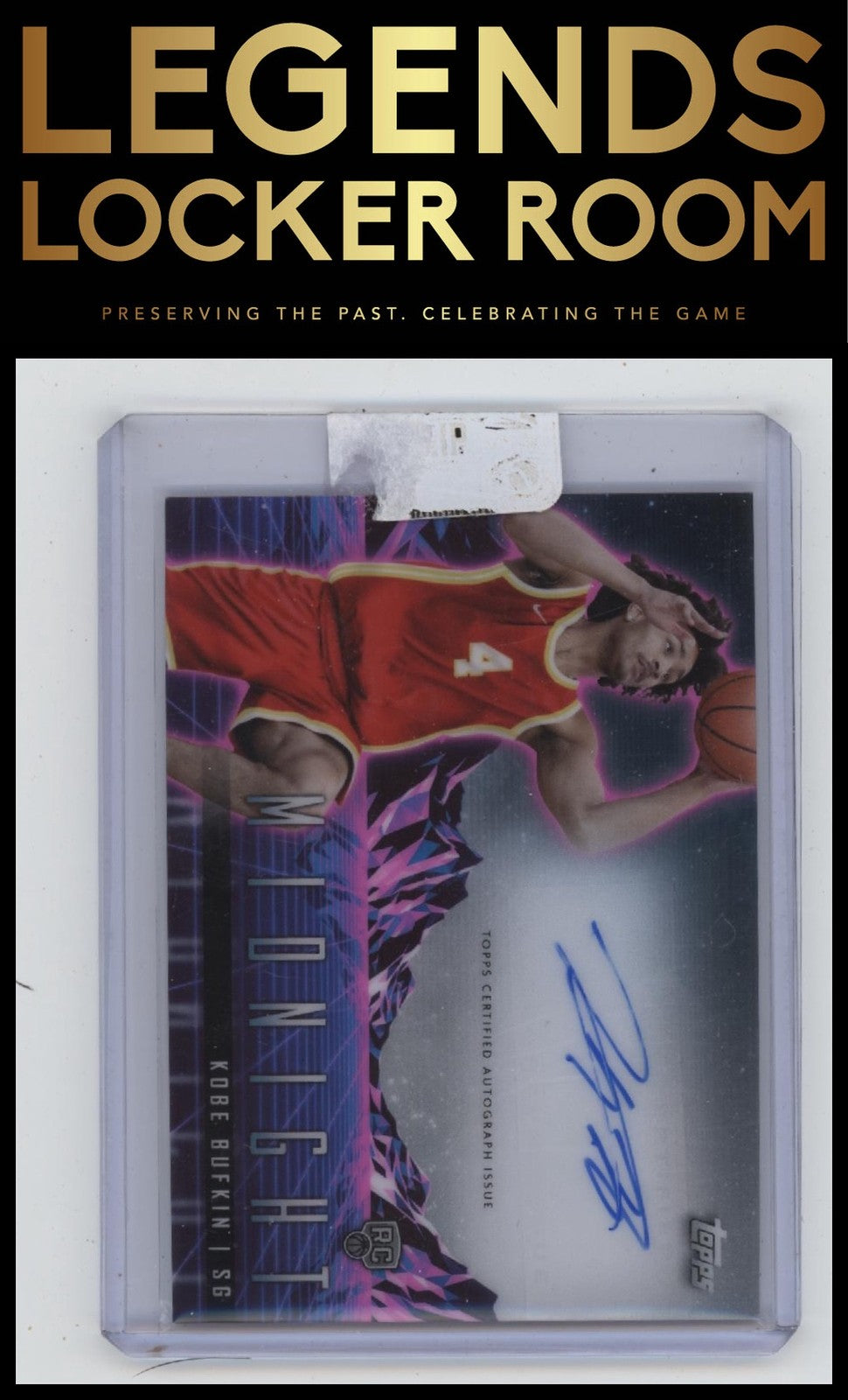 2023-24 Topps Midnight #RHS-KB Kobe Bufkin Rookie Horizon Signatures