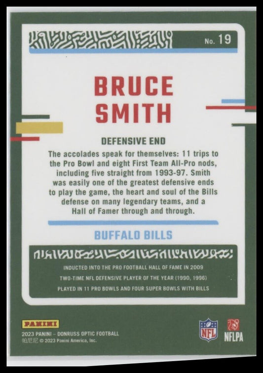 2023 Donruss Optic #19 Bruce Smith