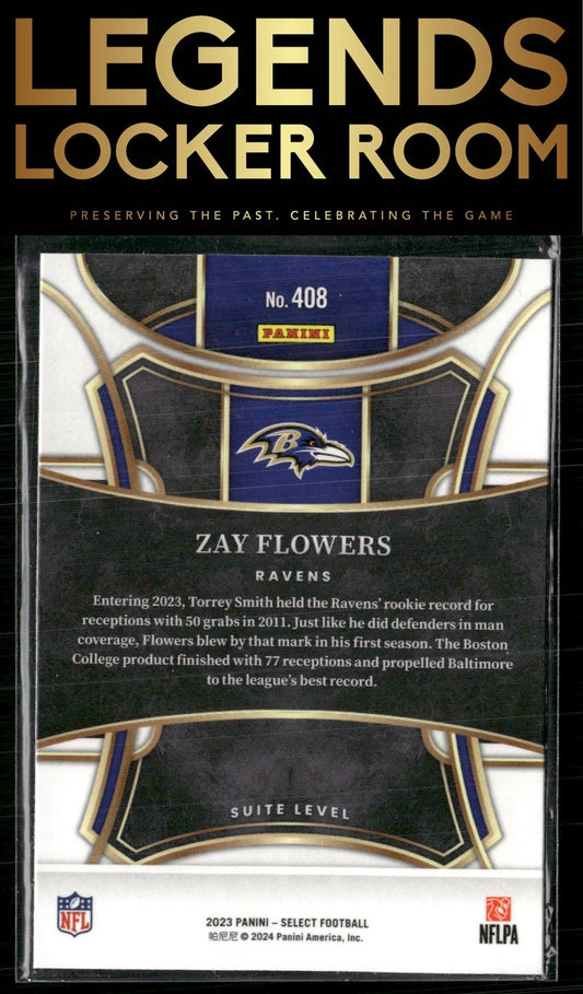 2023 Panini Select #408 Zay Flowers