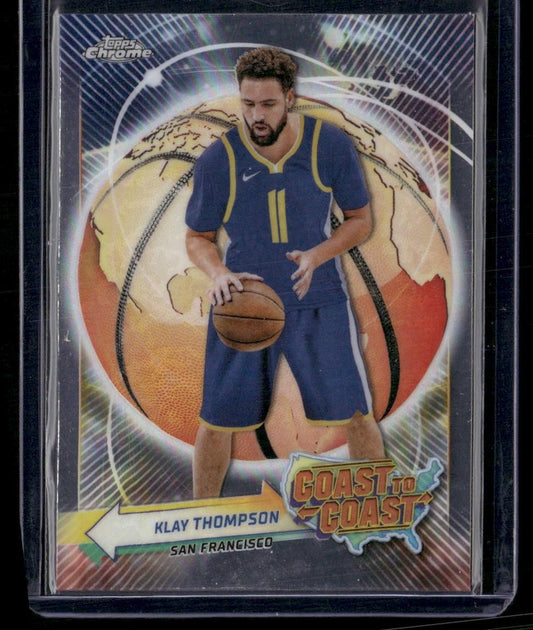 2023-24 Topps Chrome #CC-22 Klay Thompson Coast to Coast
