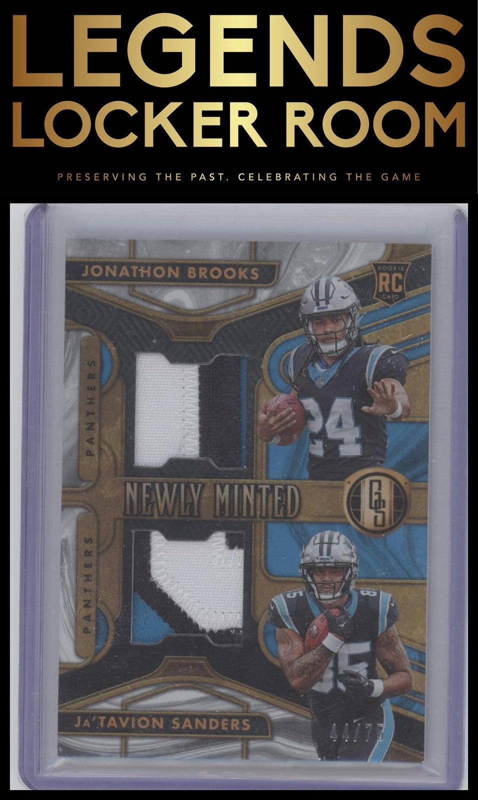 2024 Panini Gold Standard Brooks/Sanders Newly Minted Memoribilia Duals /75