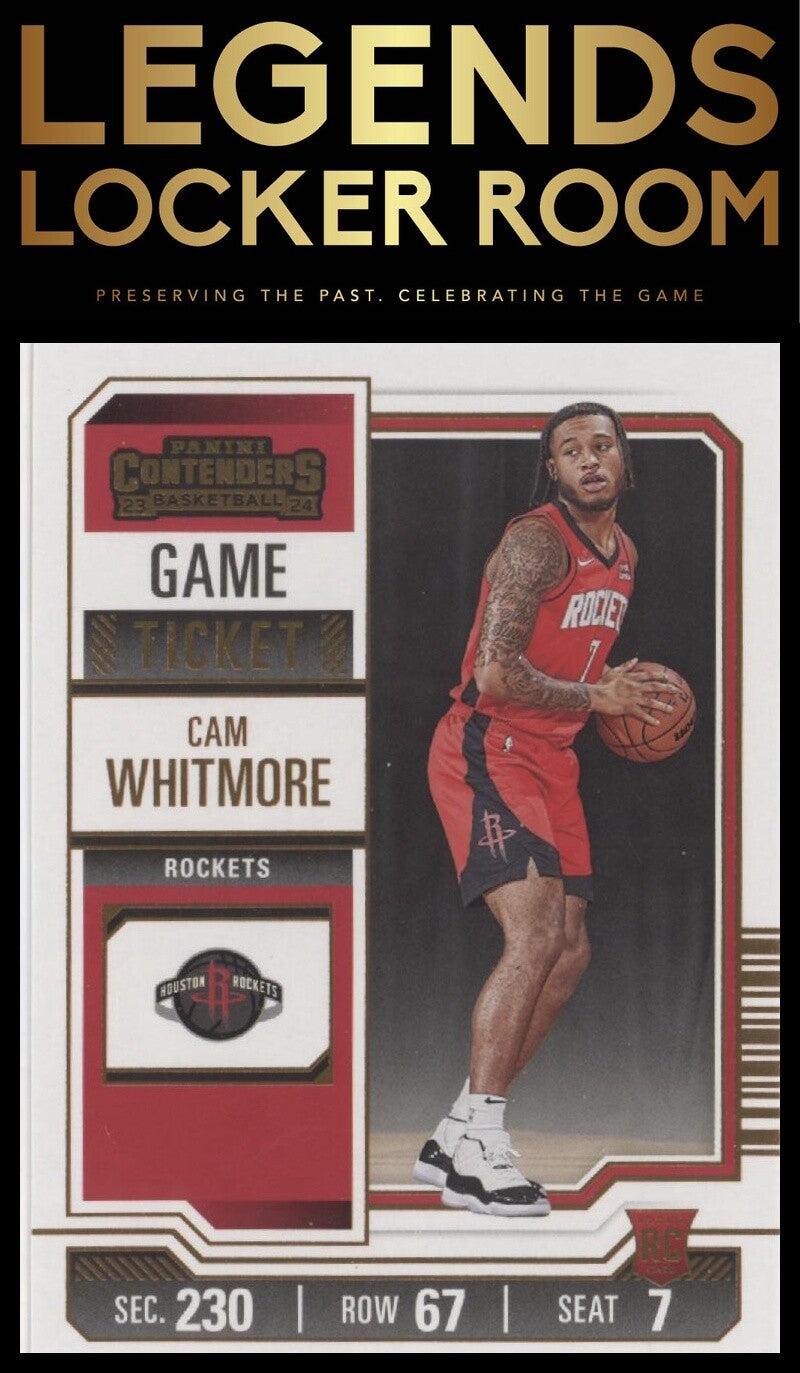 2023-24 Panini Contenders #95 Cam Whitmore Season Ticket Retail