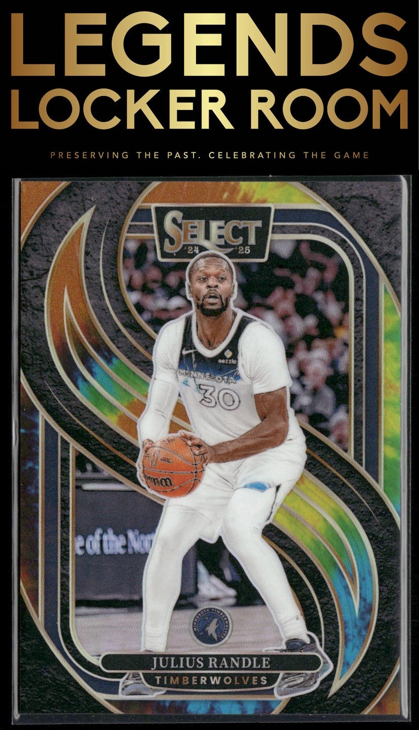 2024-25 Panini Select #129 Julius Randle Tie-Dye Prizm #/25