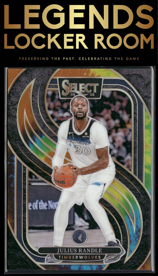 2024-25 Panini Select #129 Julius Randle Tie-Dye Prizm #/25