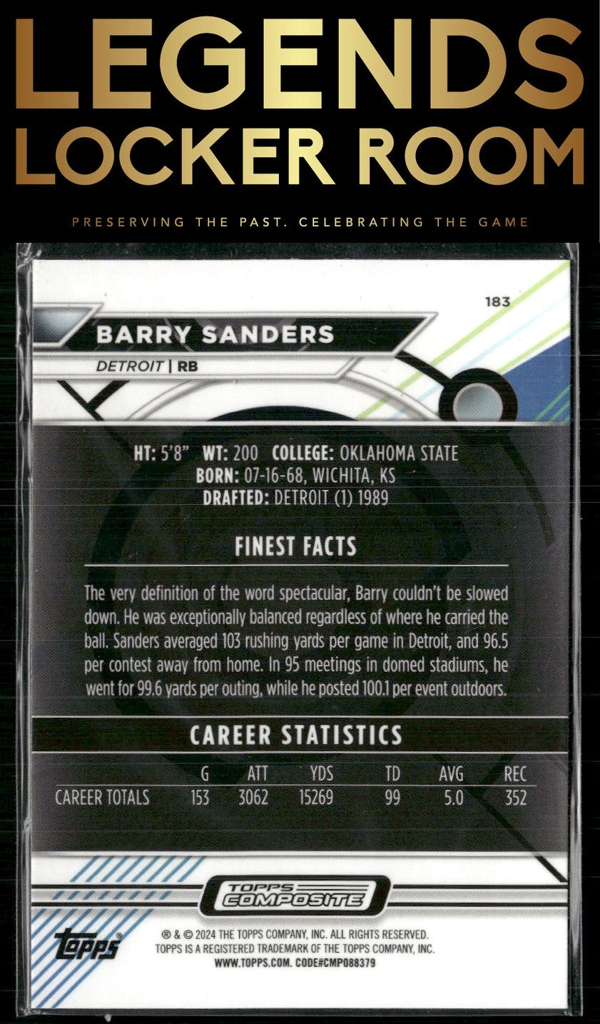 2023 Topps Composite #183 Barry Sanders