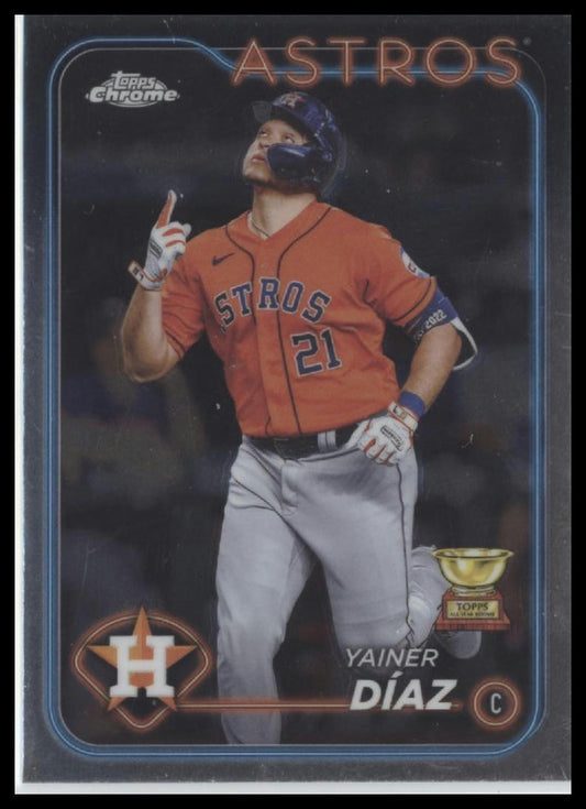 2024 Topps Chrome #203 Yainer Díaz