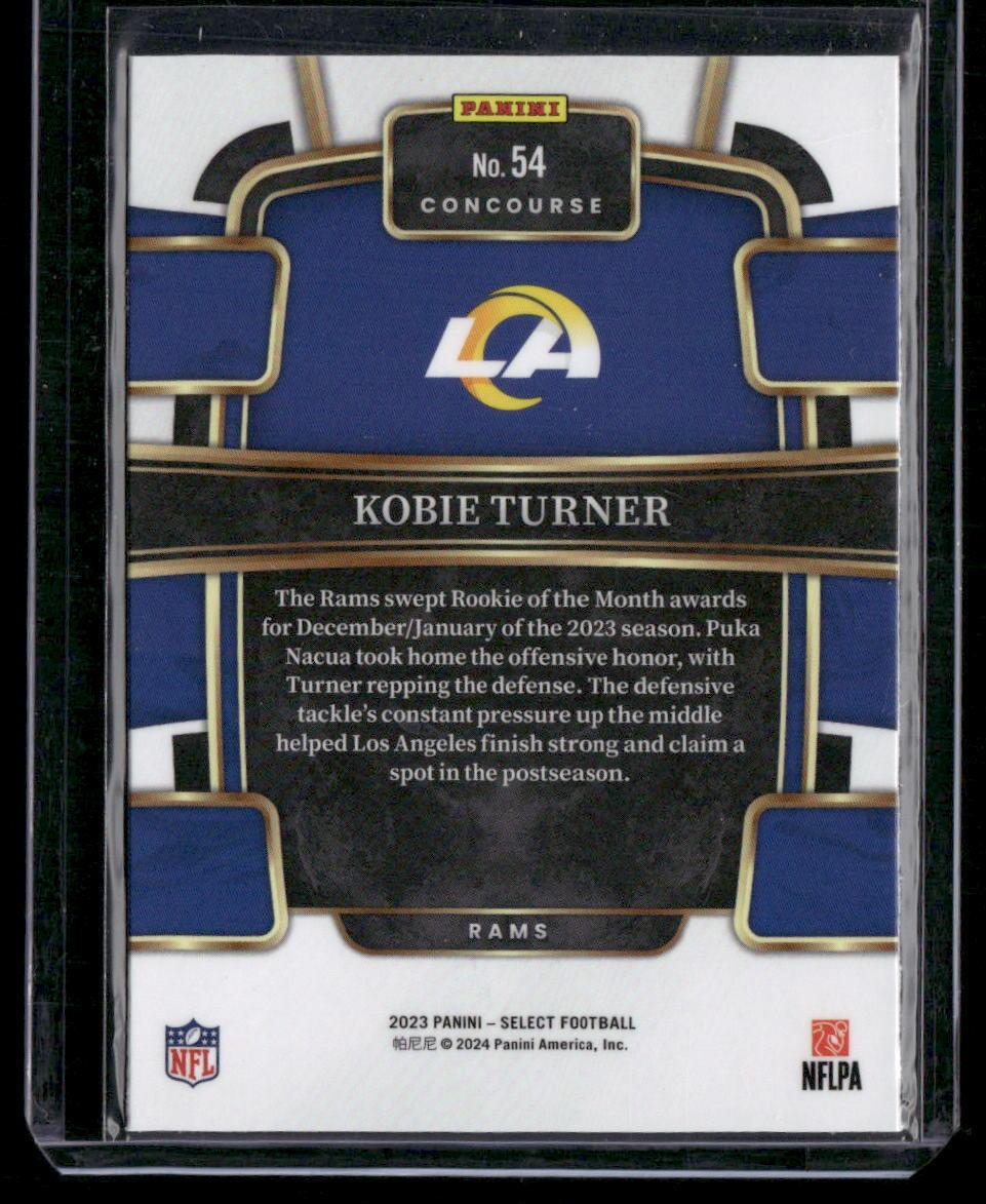 2023 Panini Select #54 Kobie Turner
