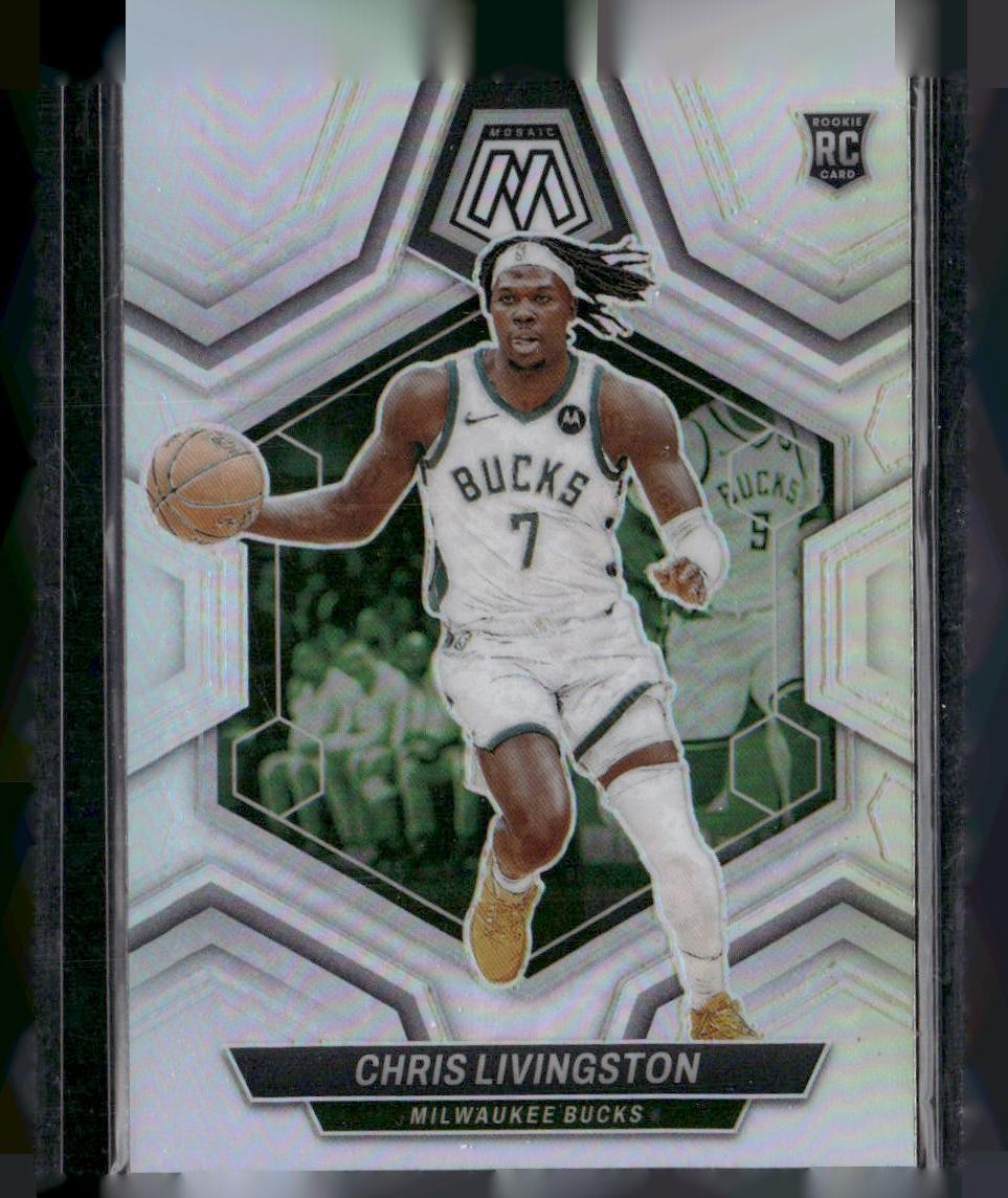 2023-24 Panini Mosaic #220 Chris Livingston Silver
