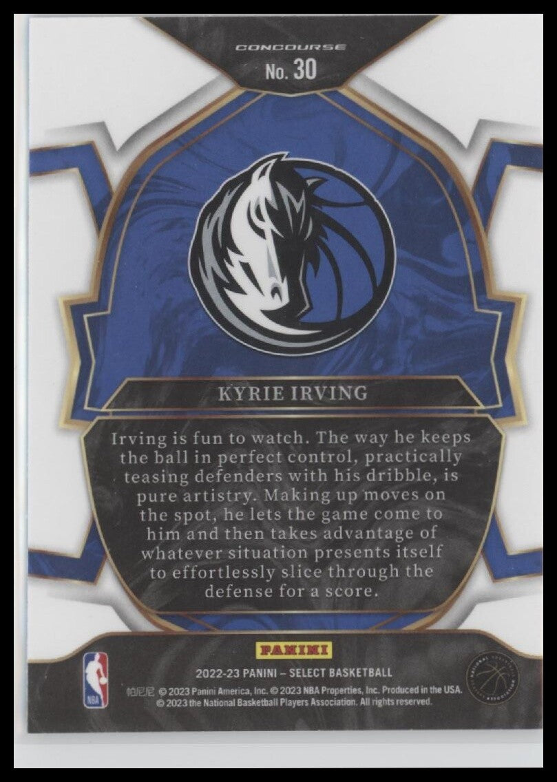 2022-23 Panini Select #30 Kyrie Irving Blue (Retail Base)